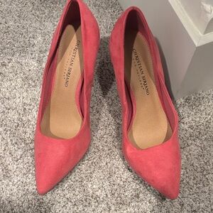 Christian Siriano Coral Heels